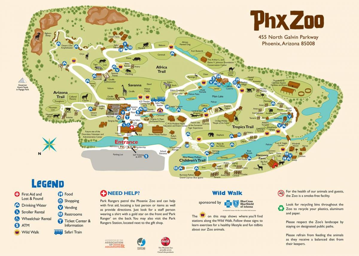 지도 피닉스 동물원